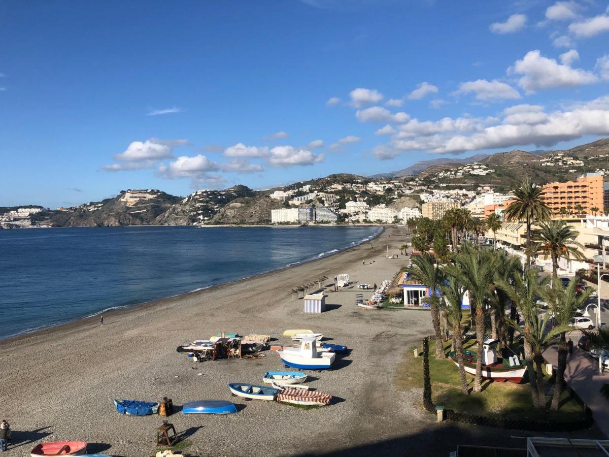 Estudio Luxury Primera Linea De Playa Almunecar Parking Gratuito Екстер'єр фото